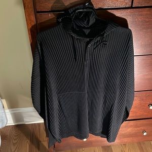 Pleated Hoodie
